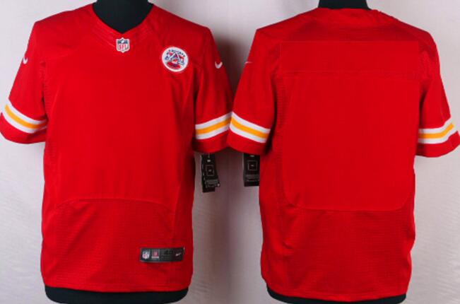 Nike Kansas City Chiefs blank Elite red men NFL football Jerseys