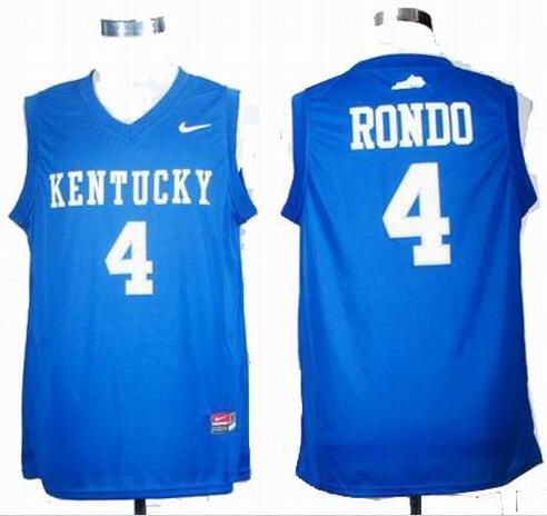 Nike Kentucky Wildcats Rajon Rondo 4 Royal Blue College Basketball Jerseys