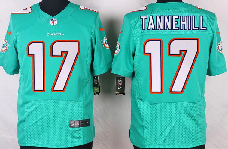 Nike Miami Dolphins 17 Ryan Tannehill Elite Green NFL Jersey