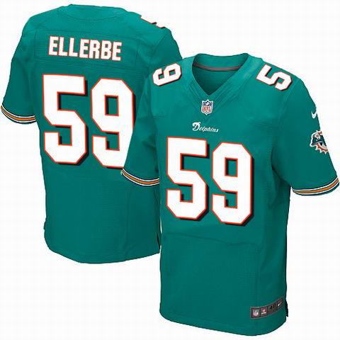 Nike Miami Dolphins 59 Dannell Ellerbe Elite Green NFL Jerseys