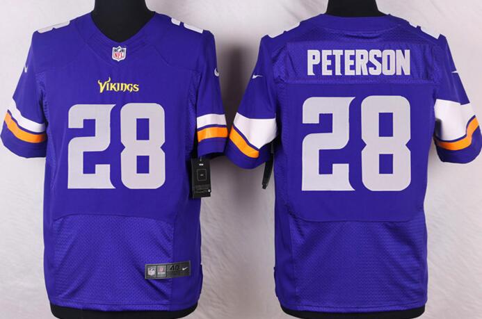 Nike Minnesota Vikings 28 Adrian Peterson purple nfl elite jerseys