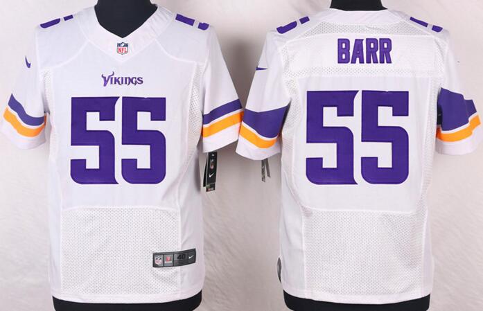 Nike Minnesota Vikings 55 Anthony Barr Elite White NFL Jerseys