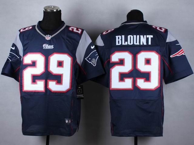 Nike New England 29 LeGarrette Blount Elite blue nfl Jersey