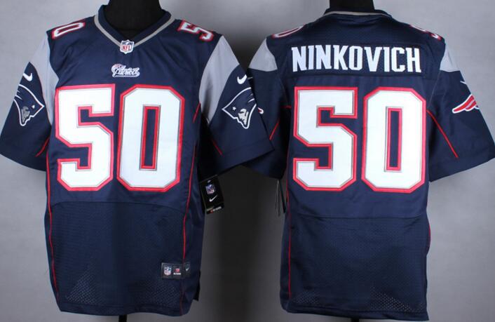 Nike New England 50 Rob Ninkovich Elite blue Jersey