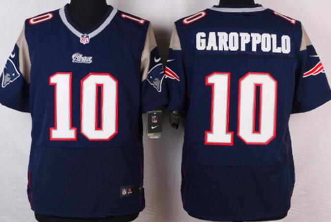 Nike New England Patriots 10 Jimmy Garoppolo Elite blue NFL Jerseys