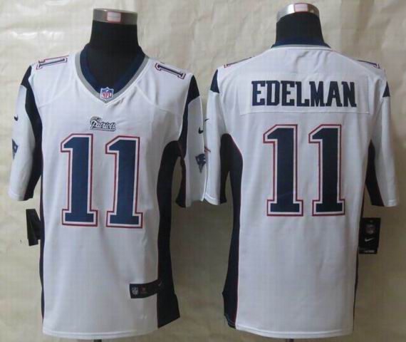 Nike New England Patriots 11 Julian Edelman White Game nfl Jerseys