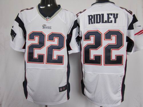 Nike New England Patriots 22 Stevan Ridley Elite White NFL Jerseys