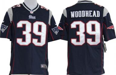 Nike New England Patriots 39 Danny Woodhead Game Blue NFL Jerseys