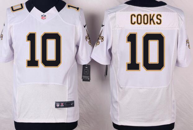 Nike New Orleans Saints 10 Brandin Cooks White elite men nfl football Jerseys