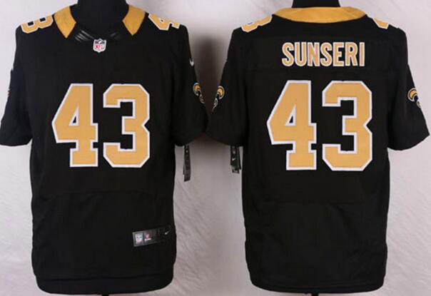 Nike New Orleans Saints 43 SUNSERI Black elite men nfl football jerseys