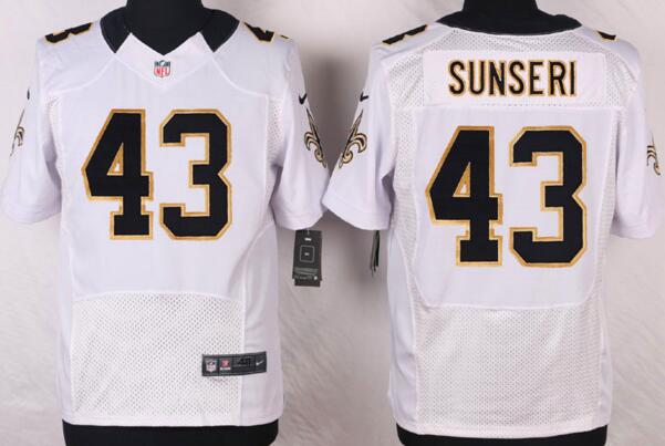 Nike New Orleans Saints 43 SUNSERI white elite men nfl football jerseys