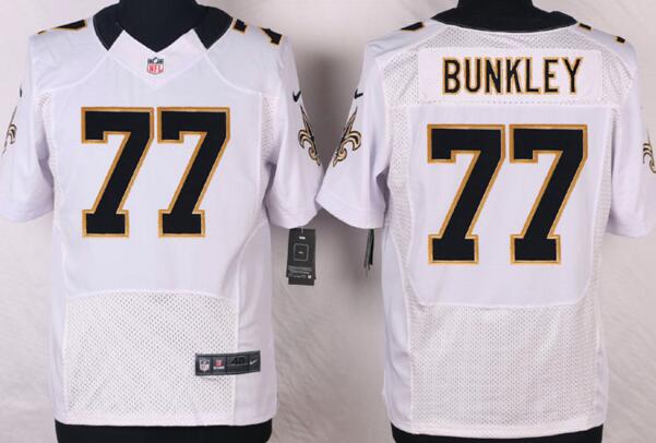 Nike New Orleans Saints 77 BUNKLEY white men elite nfl football jerseys