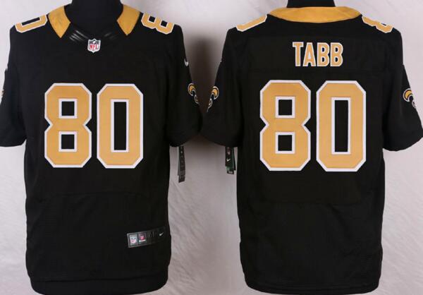 Nike New Orleans Saints 80 Tabb black men elite nfl football jerseys