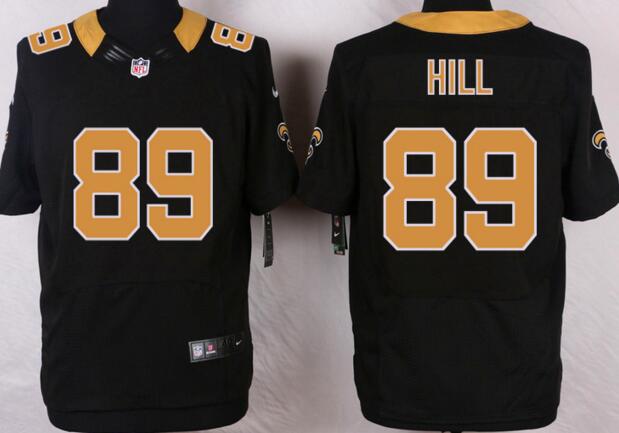 Nike New Orleans Saints 89 Josh Hill black men elite nfl football jersey