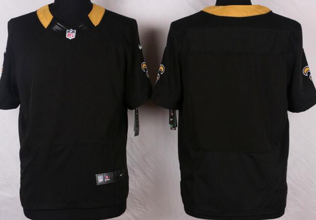 Nike New Orleans Saints Blank Elite Black NFL Jerseys