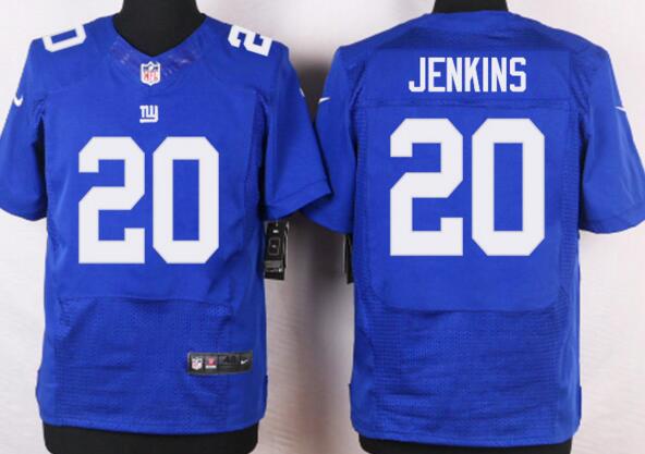 Nike New York Giants 20 Janoris Jenkins blue men Elite NFL football Jersey