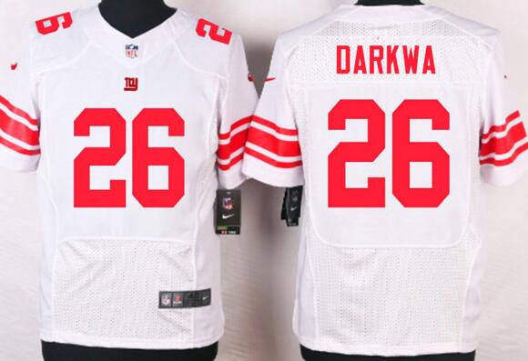 Nike New York Giants 26 Orleans Darkwa Elite White men NFL football Jerseys