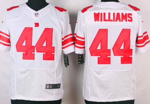 Nike New York Giants 44 williams Elite men White NFL football Jerseys