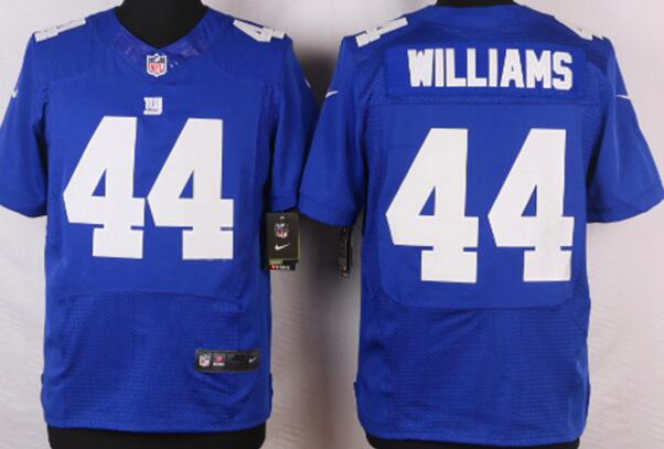 Nike New York Giants 44 williams Elite men blue NFL football Jerseys