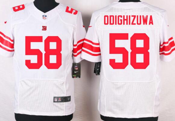 Nike New York Giants 58 Owa Odighizuwa Elite men white NFL football Jerseys