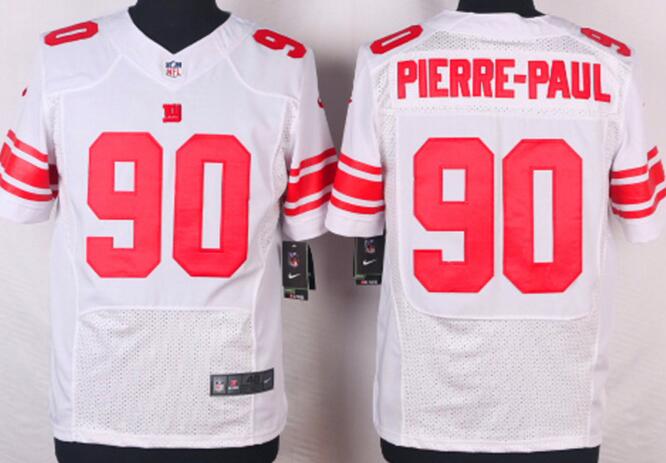 Nike New York Giants 90 Jason Pierre-Paul white nfl elite Jerseys