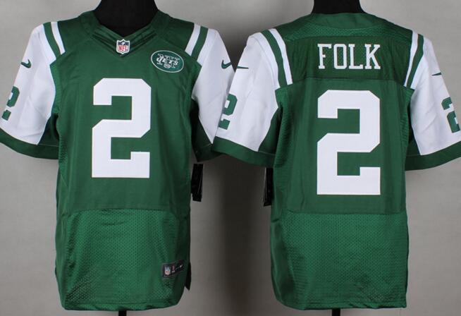 Nike New York Jets 2 Nick Folk NFL Jerseys Elite Green jerseys