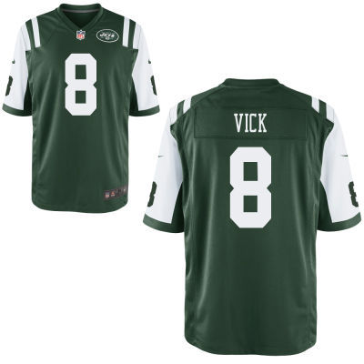 Nike New York Jets 8 VICK Elite Green NFL Jerseys