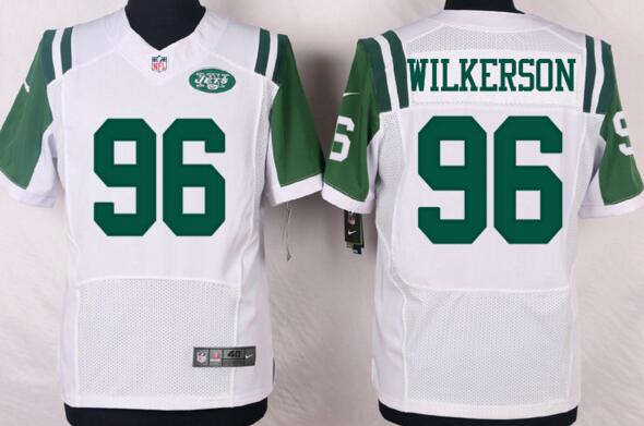 Nike New York Jets 96 Muhammad Wilkerson Elite men white NFL football Jerseys