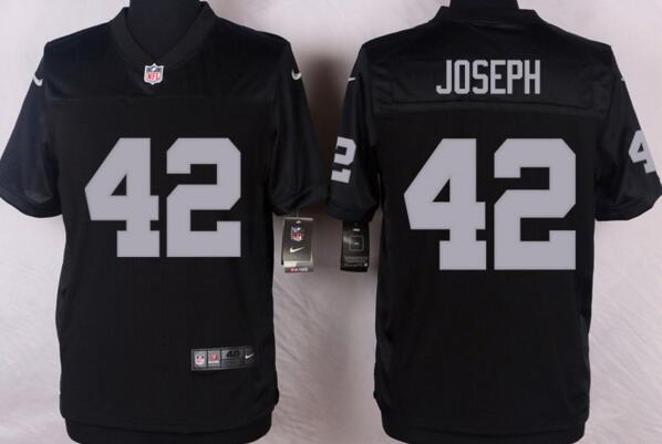 Nike Oakland Raiders 42 Karl Joseph black Elite 2016 Draft Pick men football Jersey