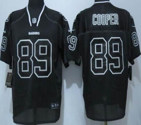 Nike Oakland Raiders 89 Cooper Lights Out Black Elite nfl Jerseys