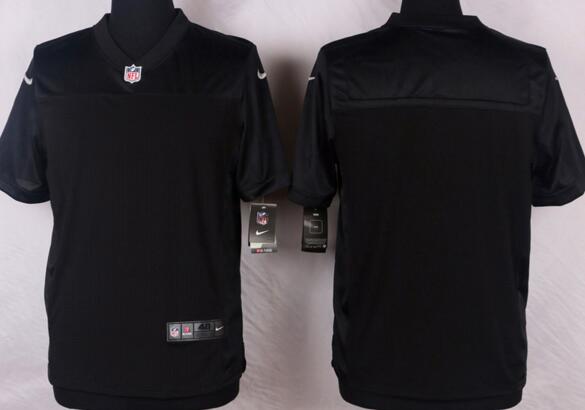 Nike Oakland Raiders Blank Elite Black NFL Jerseys