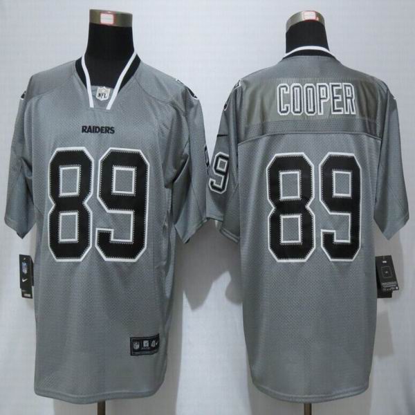 Nike Okaland Raiders 89 Cooper Lights Out Grey Elite Jerseys