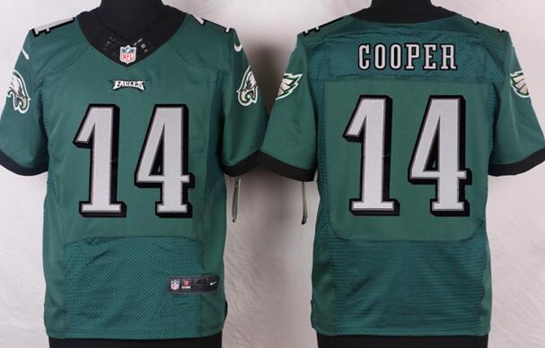 Nike Philadelphia Eagles 14 Riley Cooper green elite nfl jersey