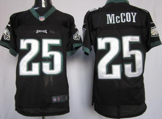 Nike Philadelphia Eagles 25 LeSean McCoy Jerseys Elite Black NFL