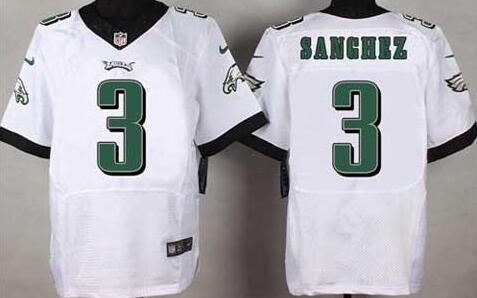Nike Philadelphia Eagles 3 Mark Sanchez Midnight white  Elite Jerseys