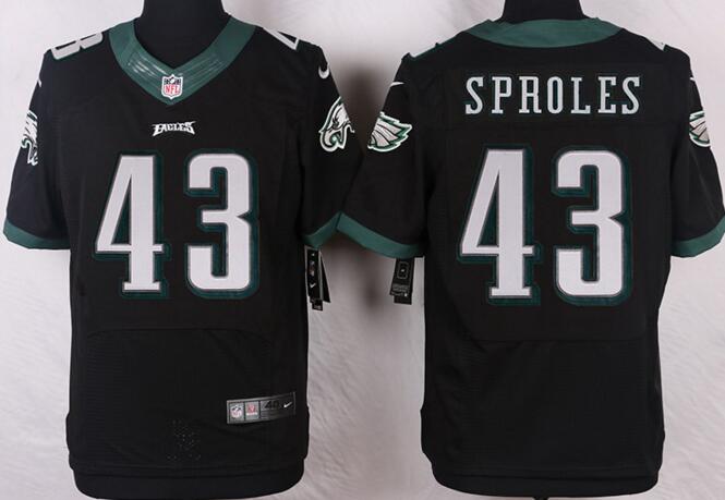 Nike Philadelphia Eagles 43 Darren Sproles black Elite Jerseys
