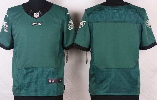 Nike Philadelphia Eagles Blank Elite Green NFL Jerseys