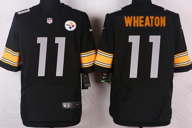 Nike Pittsburgh Steelers 11 Markus Wheaton Elite Black NFL Jerseys