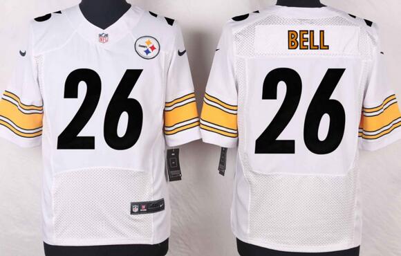 Nike Pittsburgh Steelers 26 Le Veon Bell elite white NFL Jersey