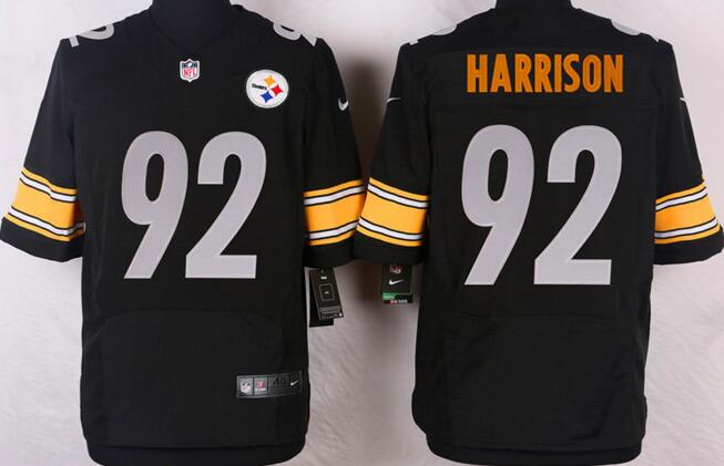 Nike Pittsburgh Steelers 92 James Harrison Game Black NFL Jerseys