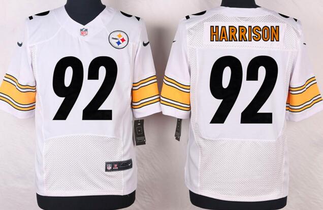 Nike Pittsburgh Steelers 92 James Harrison Limited White NFL Jerseys