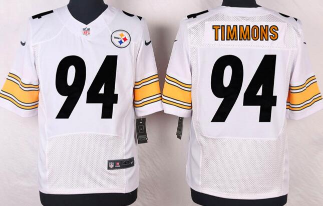 Nike Pittsburgh Steelers 94 Lawrence Timmons White NFL elite Jerseys