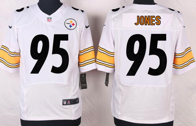 Nike Pittsburgh Steelers 95 Jarvis Jones Elite white nfl Jerseys