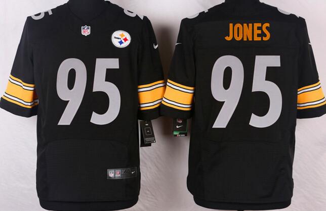 Nike Pittsburgh Steelers 95 Jarvis Jones black Elite nfl Jerseys