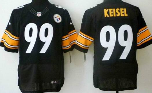 Nike Pittsburgh Steelers 99 Brett Keisel Elite Black NFL jerseys