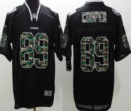 Nike Raiders 89 Amari Cooper black camo nfl jersey