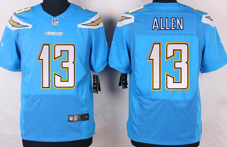 Nike San Diego Chargers 13 Keenan Allen skyblue elite nfl Jersey