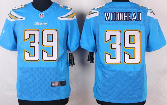 Nike San Diego Chargers 39 Danny Woodhead skyblue elite nfl Jersey