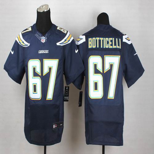 Nike San Diego Chargers 67 Cameron Botticelli dark blue elite nfl Jersey