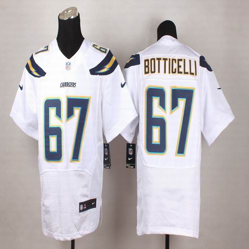 Nike San Diego Chargers 67 Cameron Botticelli white elite nfl Jersey